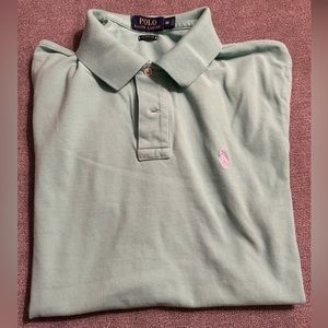 Men’s Polo by Ralph Lauren, polo, classic fit, size medium, color light blue